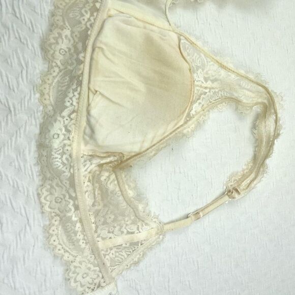 BUY 1 GET 1 FREE Aerie lace bralette cream bridal medium - Picture 3 of 13